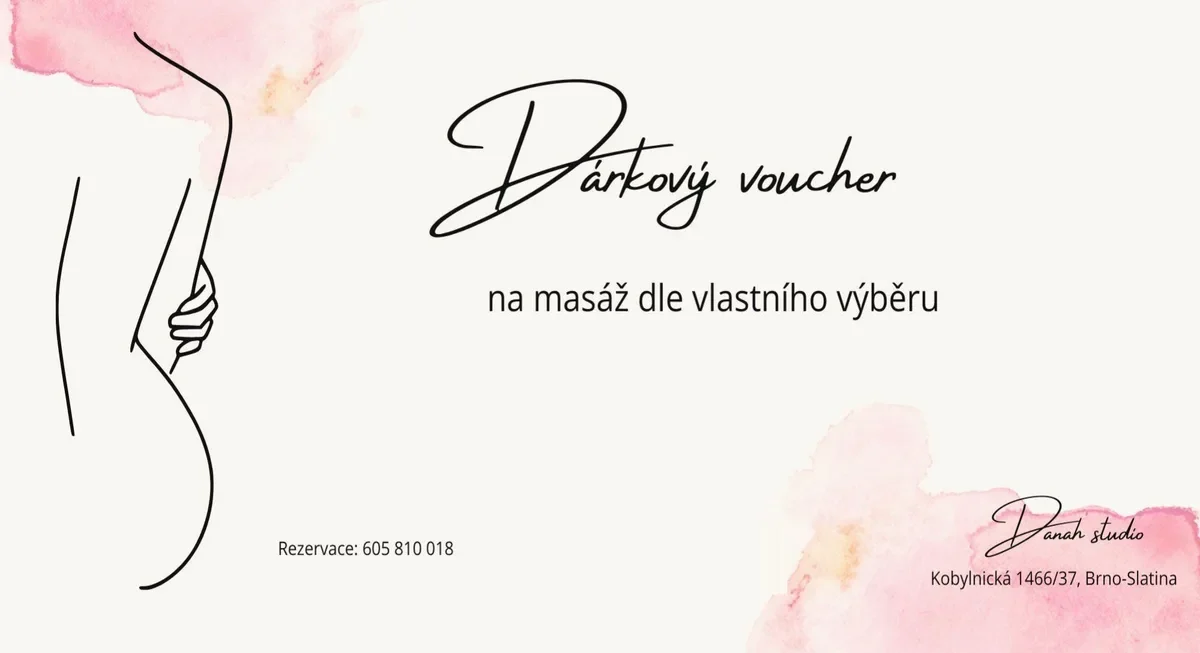 Dárkový poukaz Danah Studio na masáž
